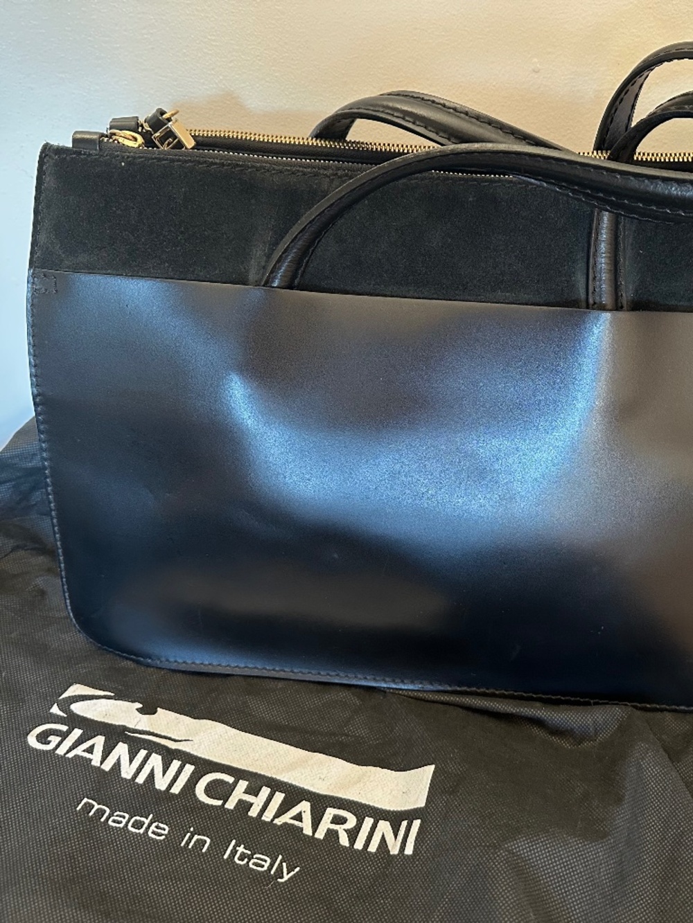Gianni Chiarini black tote bag